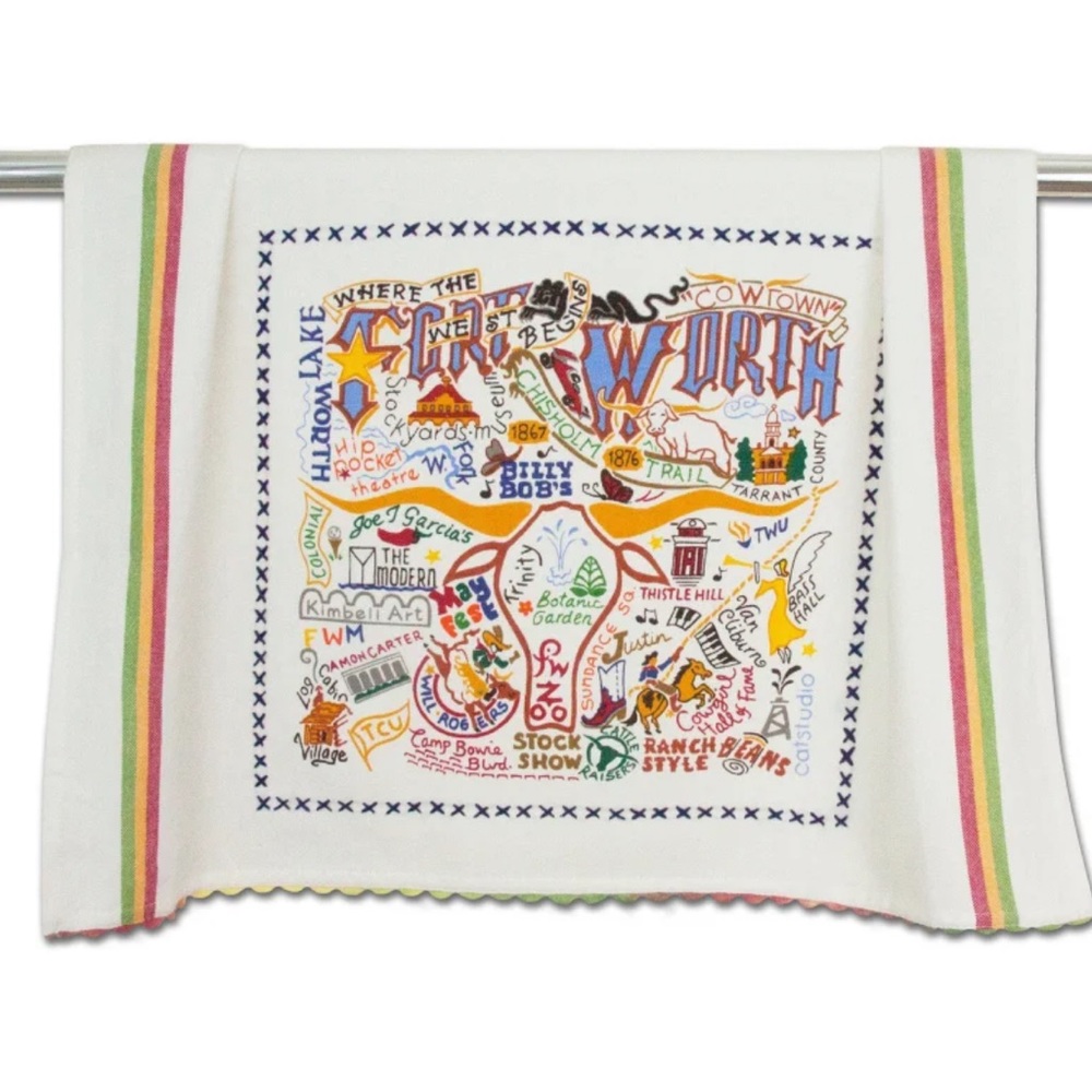 Fort Worth Tea Towel
